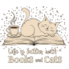 BOOKS AND CATS