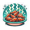 Tempting Hot Chicken Wings Delight