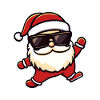 Funny Party Santa Claus
