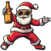 Père Noël de fête
