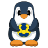 Penguin Handball Player Handball