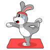 Rabbit Yoga Fitness Gymnastics