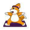 Cat Yoga Fitness Gymnastics