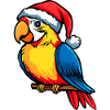 Parrots Christmas