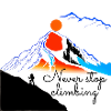Never stop climbing zip 2