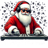 Père Noël DJ Weihnachtsmann