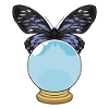Butterfly Crystal Ball