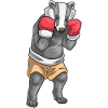 Dachs Boxer Boxhandschuhe Boxen