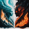 Dualer Feuer- und Wassergeist