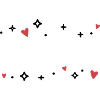 Hearts Starlet Glitter