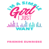 Techno Lover Simple Girl Friends