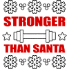 Weights Fitness Christmas Saying