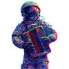 Astronaut Akkordeon
