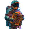Accordéon astronaute
