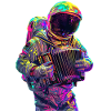 Astronaut Akkordeon