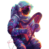 Astronaut Harfe