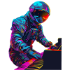 Piano astronaute