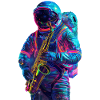 Saxophone astronaute