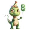 8th Birthday Dino