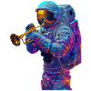 Trompette astronaute