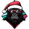 Gorilla Christmas Cool