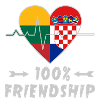 Lithuania and Croatia 100% friendship