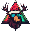 Moose Christmas Cool