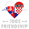Slovakia and Croatia 100% friendship