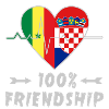 Senegal and Croatia 100% friendship
