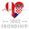 Peru and Croatia 100% friendship