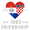 Paraguay and Croatia 100% friendship