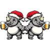 Rhino Christmas Beer Team