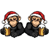 Monkey Christmas Beer Team