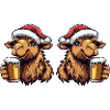 Camel Christmas Beer Team