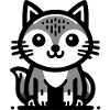 Cute Cartoon Cat