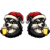Hedgehog Christmas Beer Team