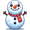 Snowman Schneemann