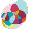 Verschlungene Farbkreise