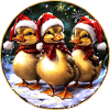 Duckling Santa Claus