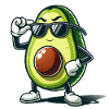 Avocado Comic Cool