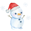 Schneemann Motiv