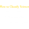 Science Classification