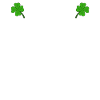 Happy St. Patrick's Day Shamrocks