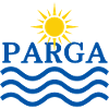 Parga Sun and Waves Logo Design