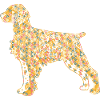 Brittany Spaniel Geometric
