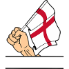 Flagge England erster Textraum