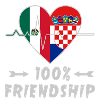 Mexico and Croatia 100% friendship