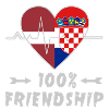 Latvia and Croatia 100% friendship