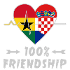 Ghana and Croatia 100% friendship