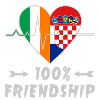 Ireland and Croatia 100% friendship